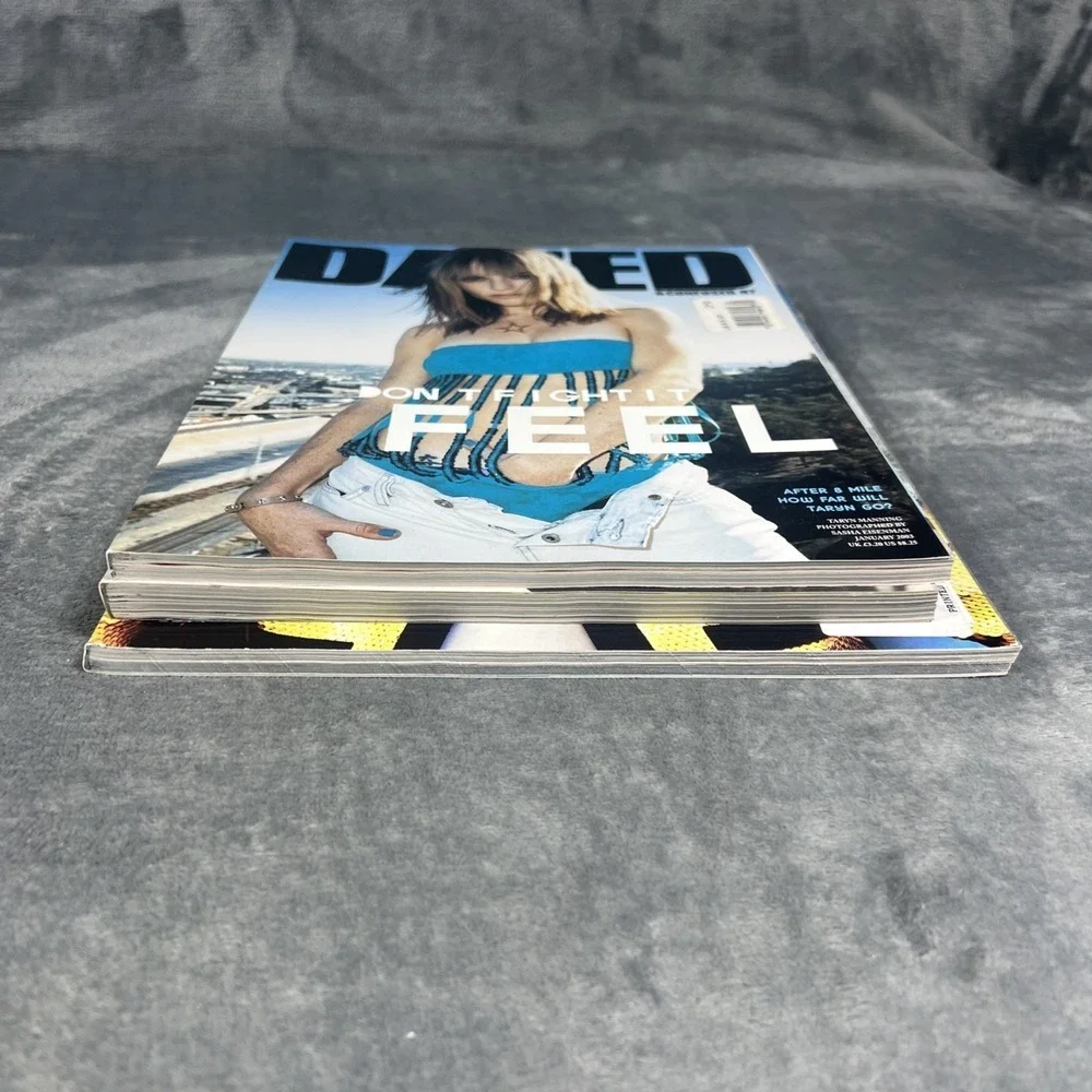 Vintage Dazed & Confused Magazine Lot of 3 Tom Hardy British Fashion‎ Luxury Y2K